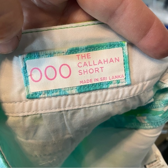 Lily Pulitzer the Callahan short First Impression Shorts Blue Floral Size 000 - Picture 7 of 7